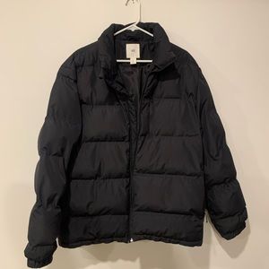 H&M Black Puffy Coat Size L